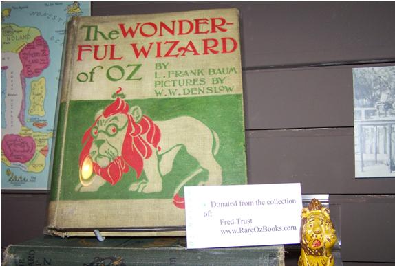Wonderful Wizard of Oz book in  Oz museum