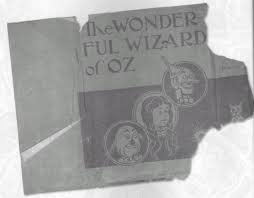 The Wonderful Wizard of Oz dust jacket fragment