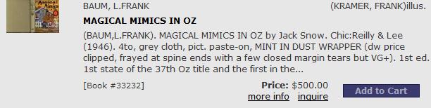 Magical Mimics in Oz