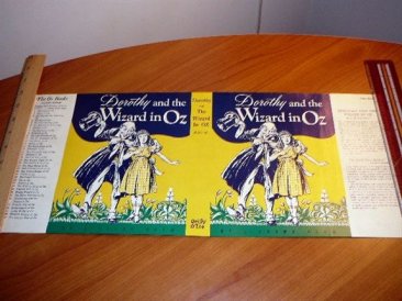 Wizard of Oz > Facsimile Oz Djs > Facsimile dust jacket for