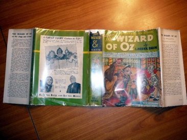 Original dust jacket for Wizard of Oz book - $249.9900