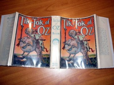 Original dust jacket for Tik-Tok of Oz - $89.9900