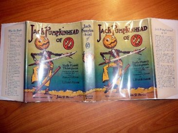 Original dust jacket for Jack Pumpkinhead of Oz - $109.9900